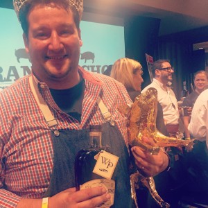 Thomas Boemer of Corner Table is crowned King of Porc